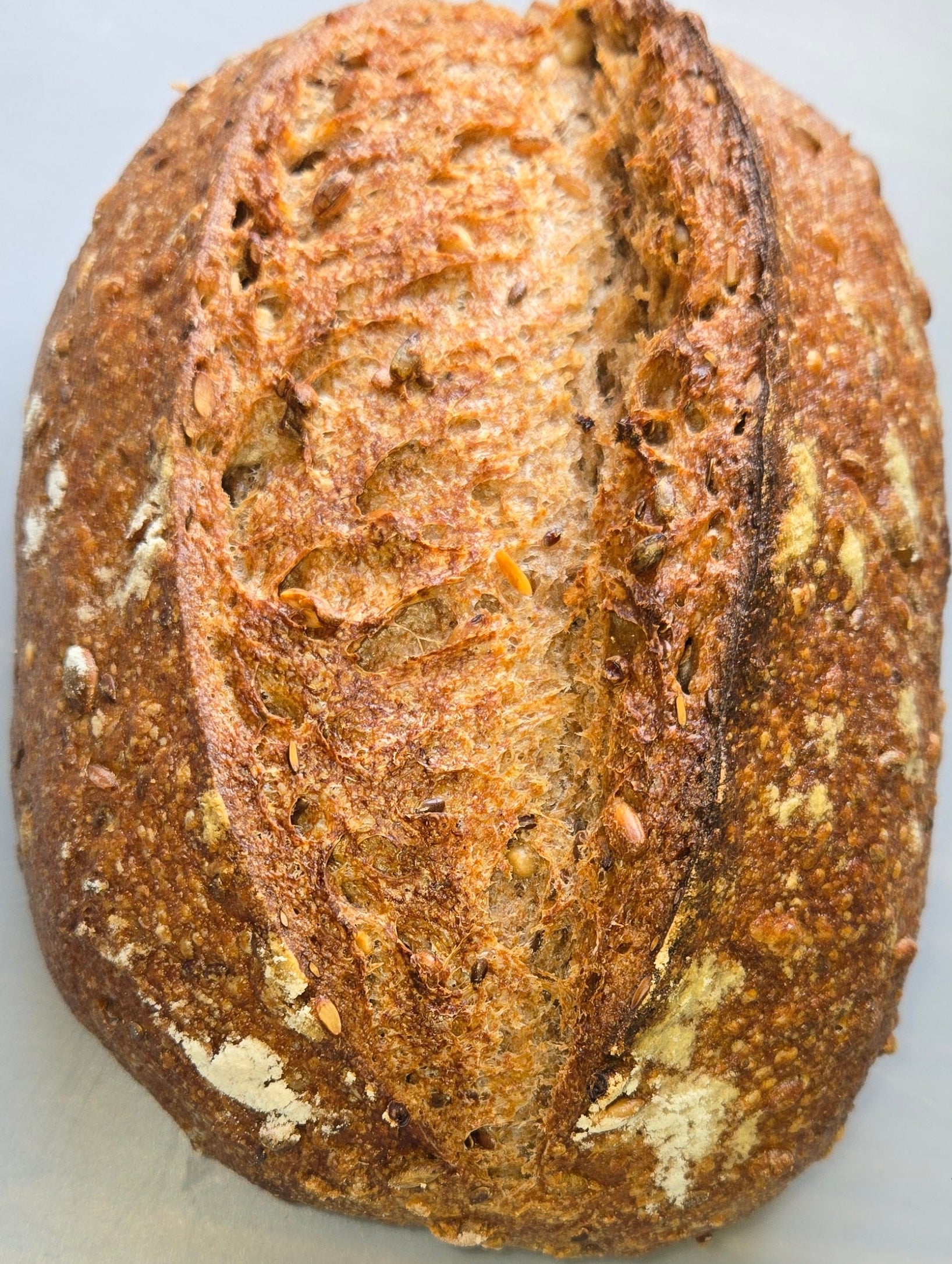 Double Fermented Sprouted  Rye Sourdough