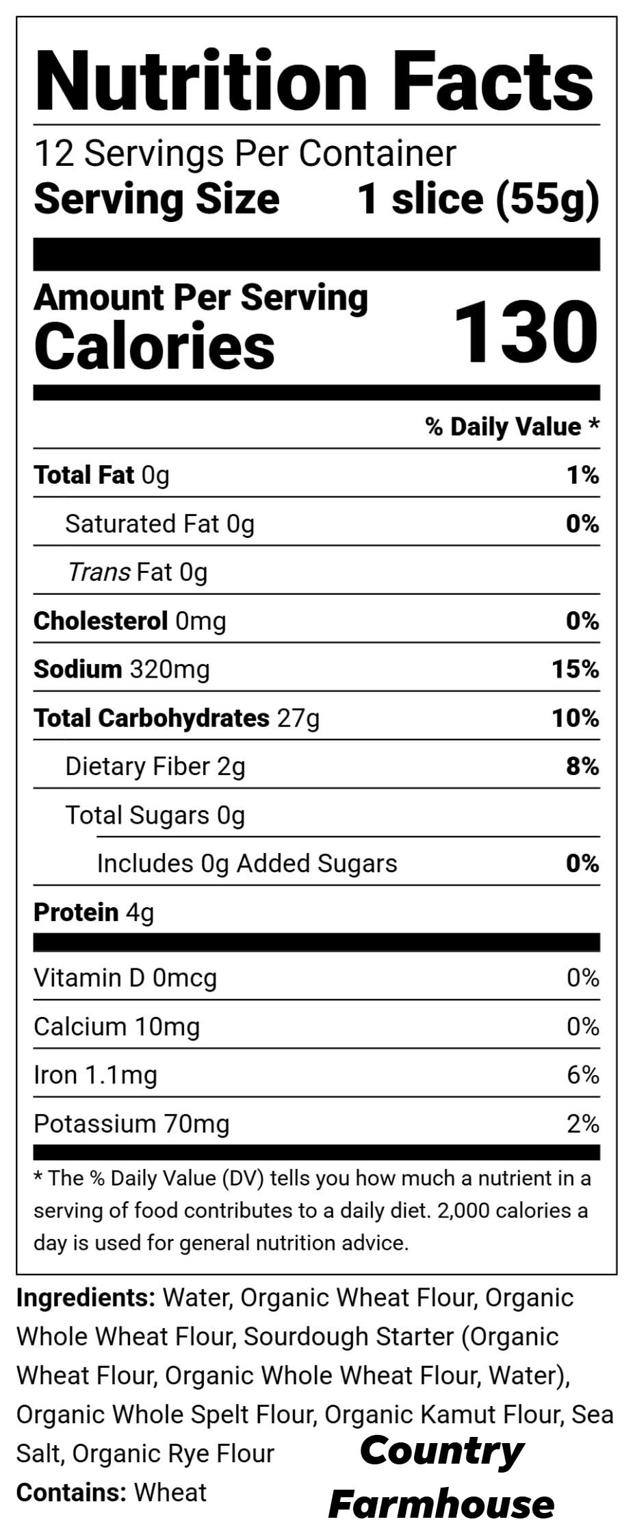 Country Farmhouse Sourdough