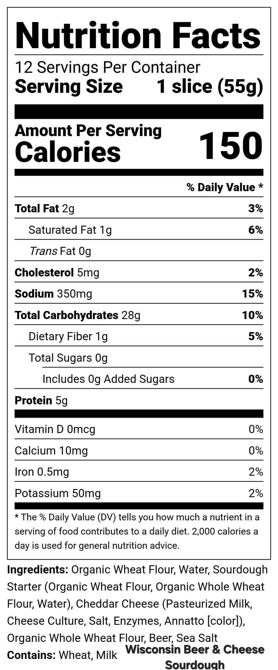 Beer & Cheese Sourdough