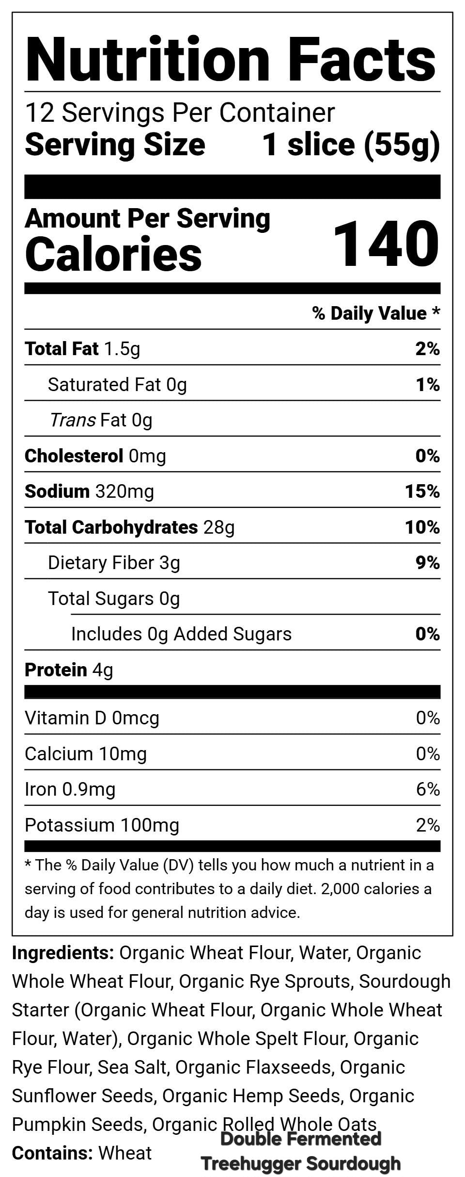 Double Fermented Treehugger Sourdough